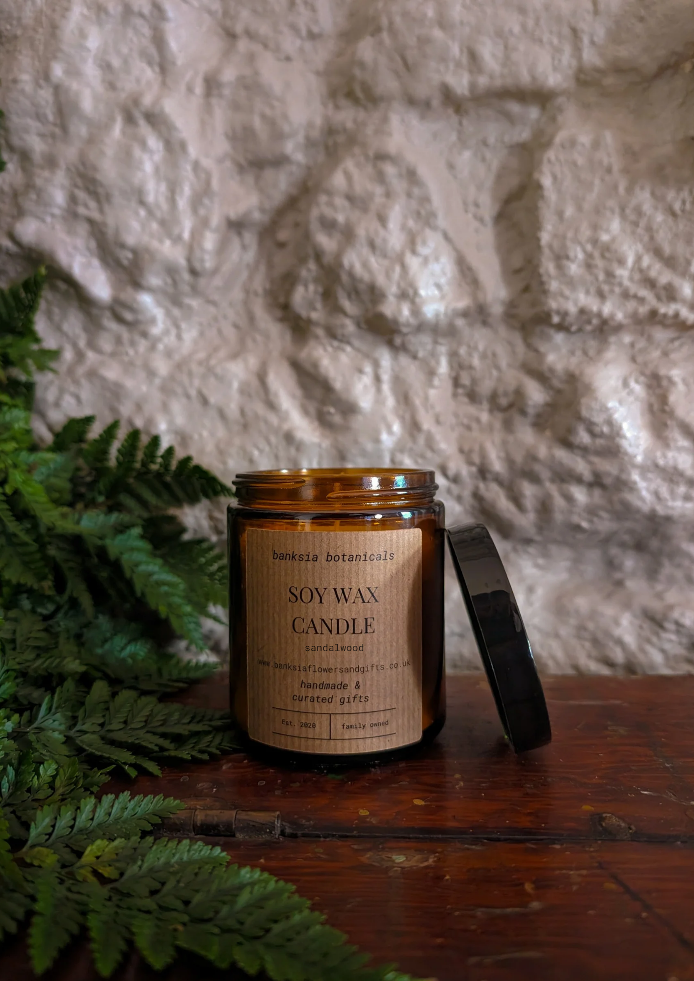 Sandalwood Soy Wax Candle