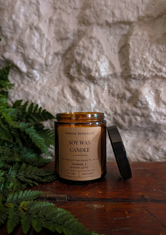 Sandalwood Soy Wax Candle