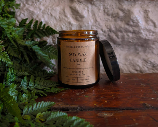 Rose Soy Wax Candle